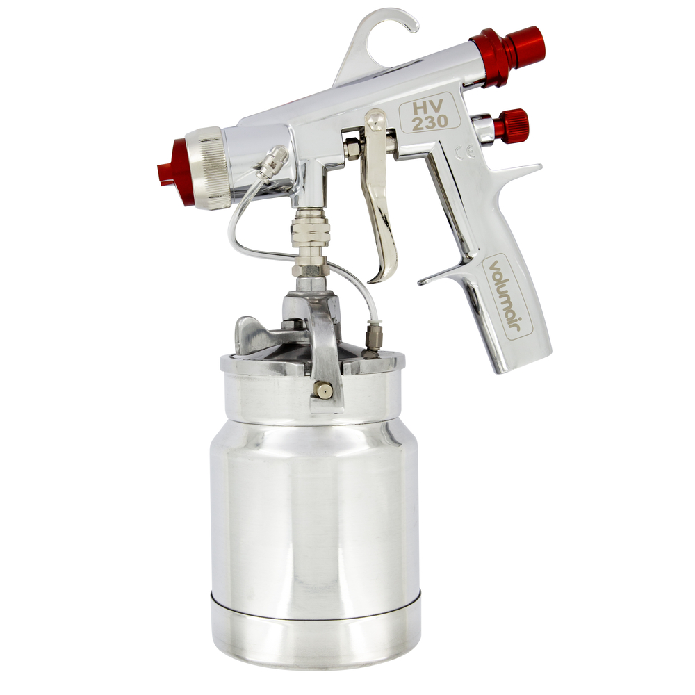 Pistolet peinture godet 1 litre HV230 pour turbine EUROMAIR - 1000201