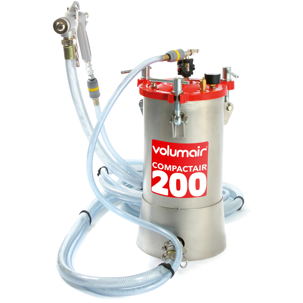 Cuve COMPACTAIR 200 avec tuyau 5 mètres et pistolet pâteux EUROMAIR - 1012370