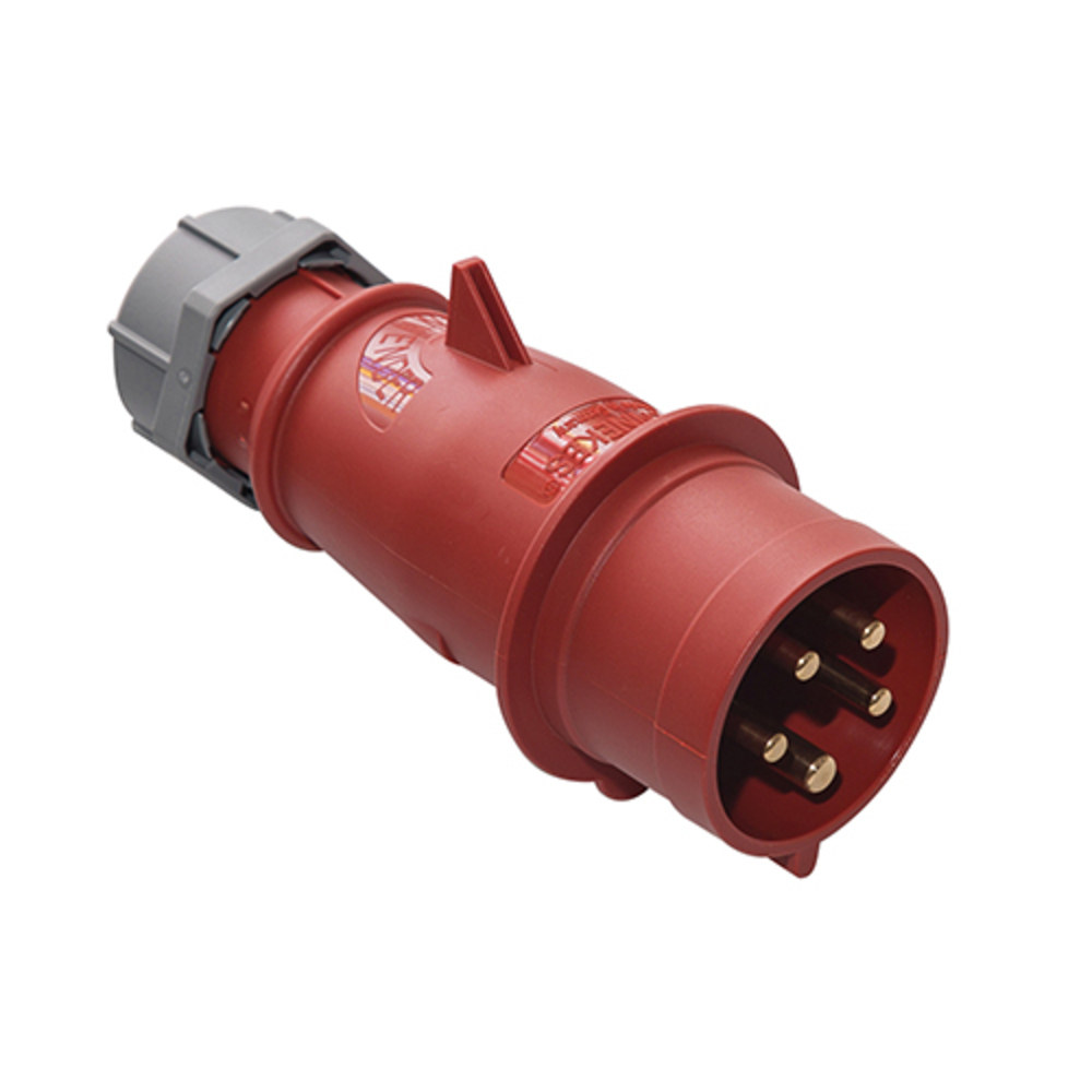 Prise électrique D mâle 3P + N + T 32A avec inverseur de phase - EUROMAIR - 12324