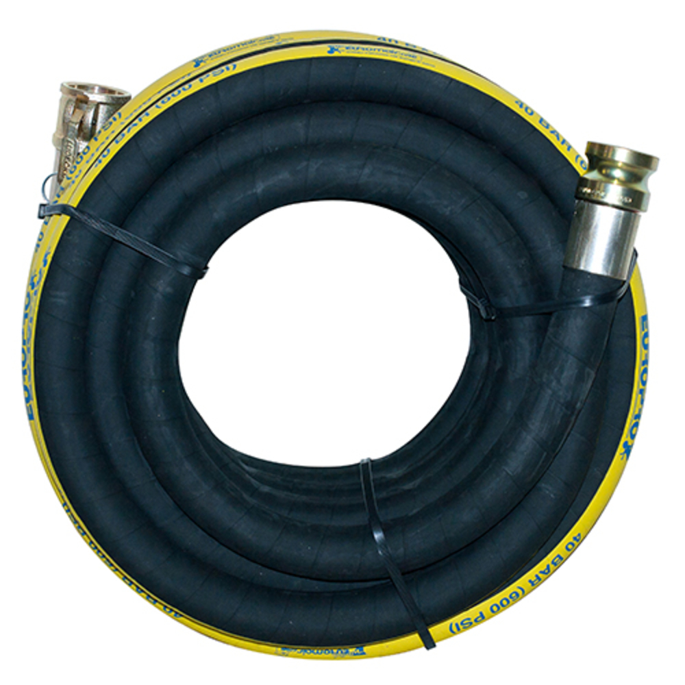 Tuyau produit ø 35 x 13,3 m avec raccords M50 x F35 - EUROMAIR - 12523