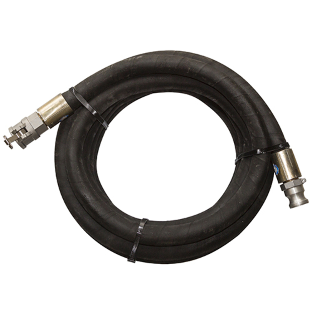 Tuyau produit ø 25 x 5 mètres, coupleur et adaptateur Alu 1