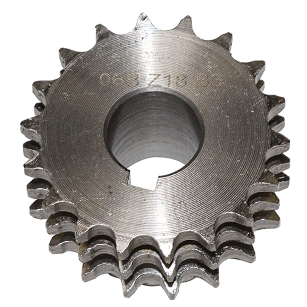 Pignon triple 18 dents cardeuse - EUROMAIR - 14401