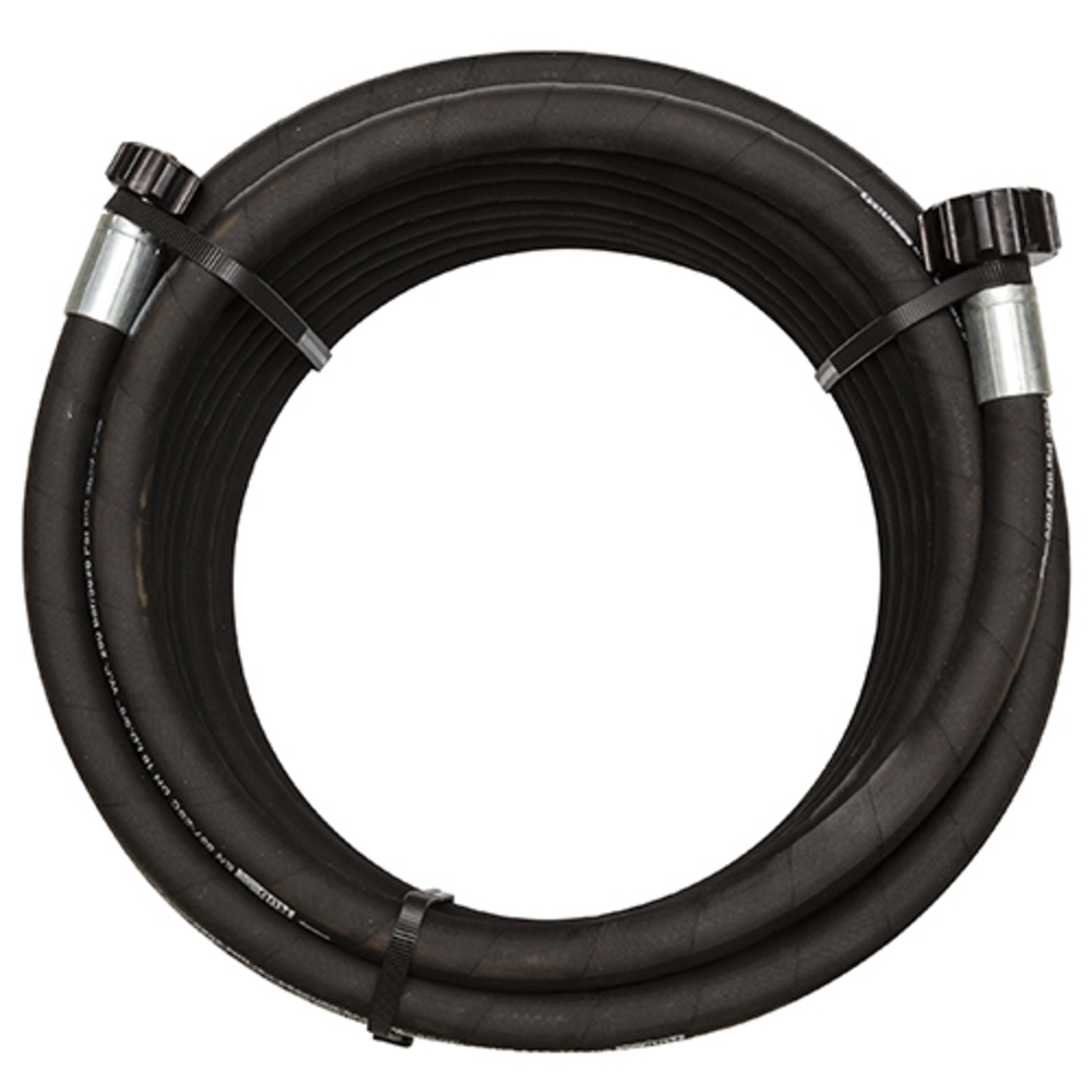 Tuyau produit ø 13 x 15 m, raccords rapides F1