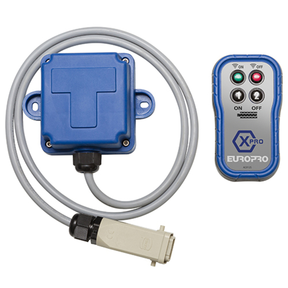 Télécommande sans fil 1 canal complète 12V X-PRO D140 - EUROMAIR - 14917