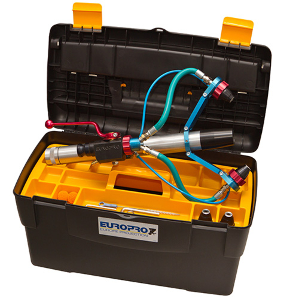 Lance chanvre & chaux ø 50 - 2 têtes en coffret - EUROMAIR - 30662