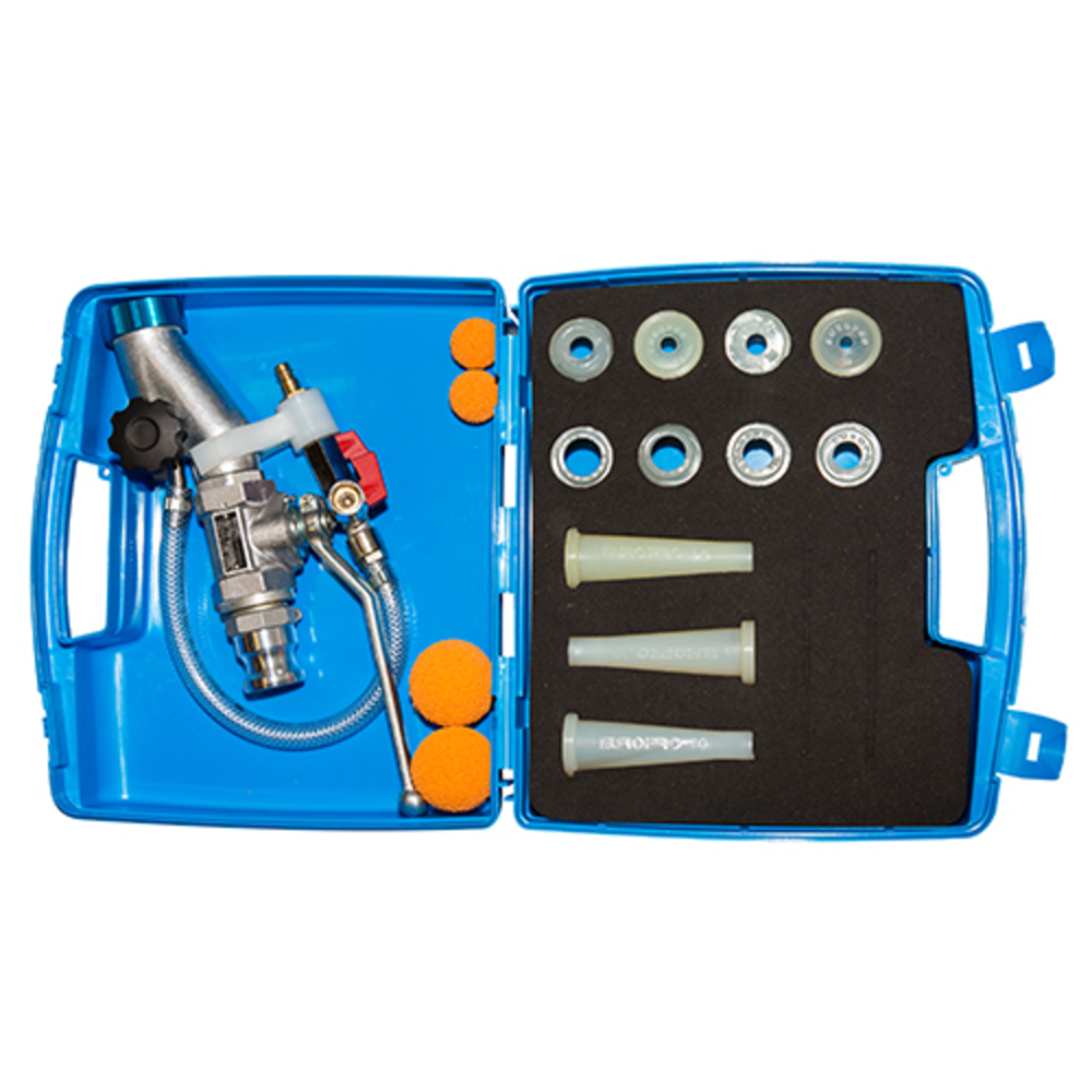 Lance complète mortier, vanne alu BOHMER, adapt. alu 1