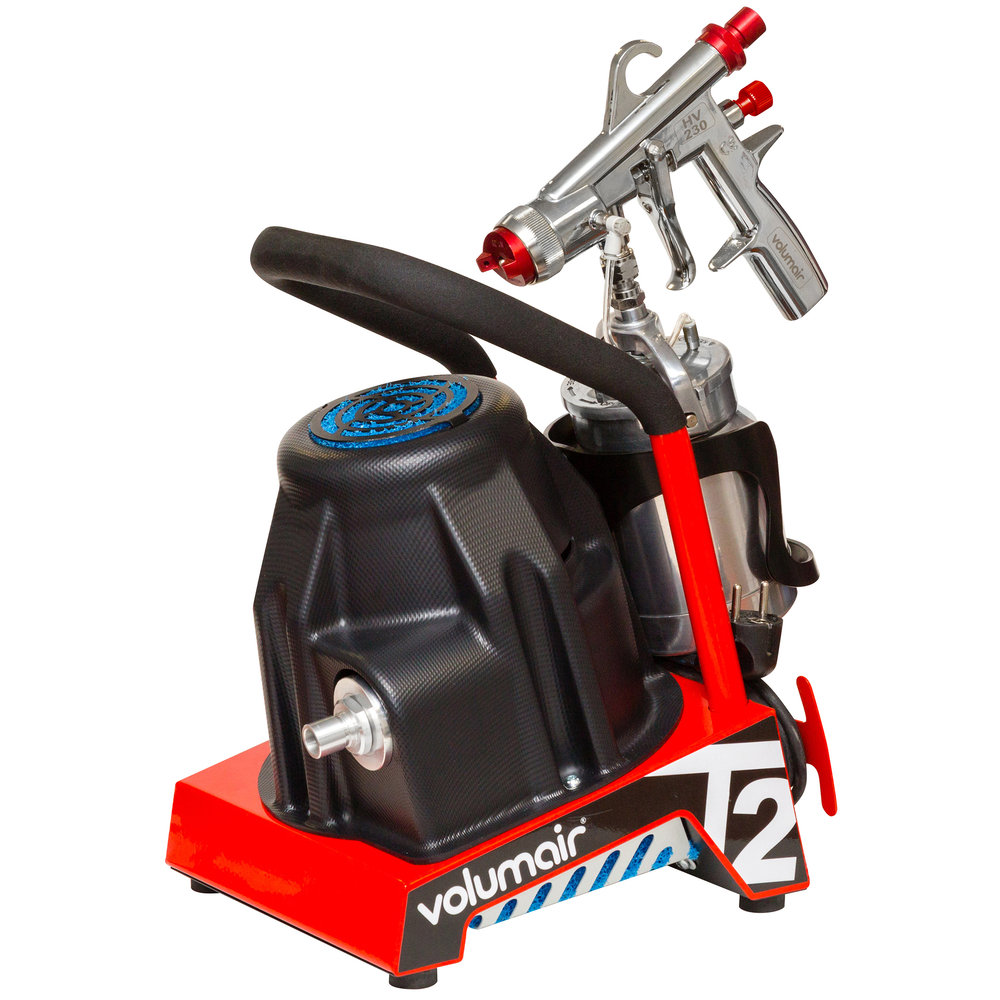 Pistolet basse pression groupe EOLE pour laques vernis et primaires EUROMAIR T2 + HV230 30950