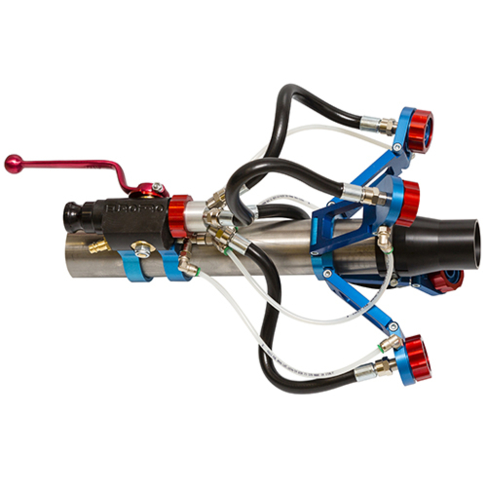 Lance chanvre & chaux ø 63 - 4 têtes seule - EUROMAIR - 40038