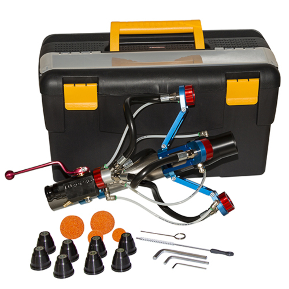 Lance chanvre & chaux ø 63 - 4 têtes en coffret - EUROMAIR - 40039