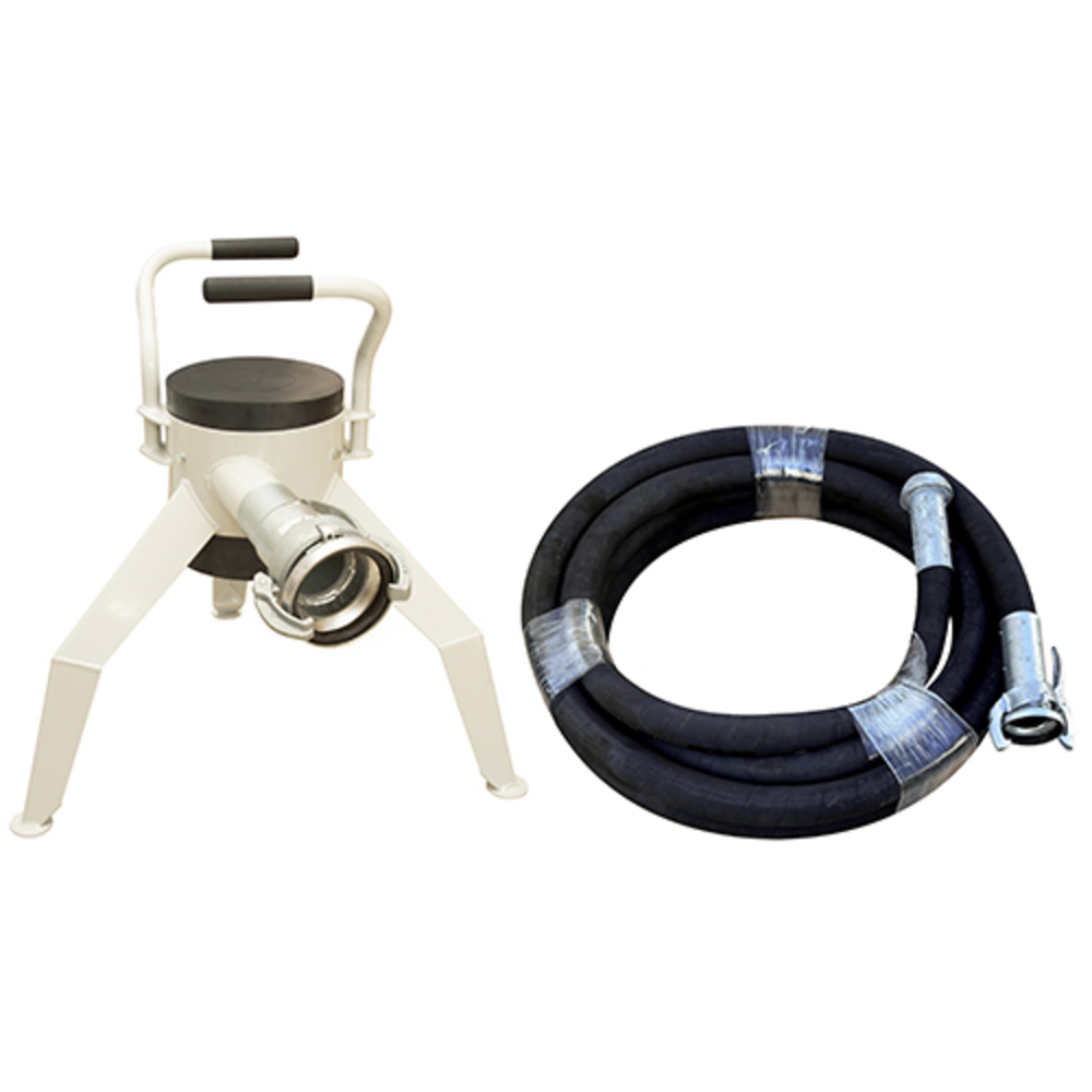 Kit tuyau Ø65 mm x 20 m avec trépied machine X-SCREED - EUROMAIR - 40109