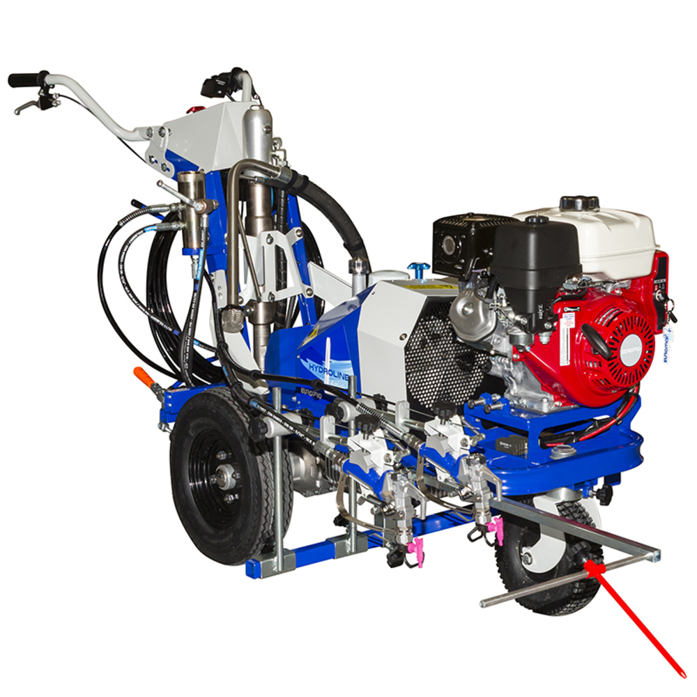 Machine à tracer airless HYDROLINE L autotractée - 2 pistolets - EUROMAIR - 51700