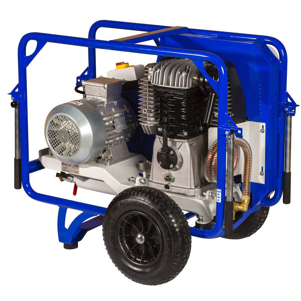 Compresseur 65 m3/h 9 CV 10 bar EUROPRO 100 TR EUROMAIR Triphasé - 90284