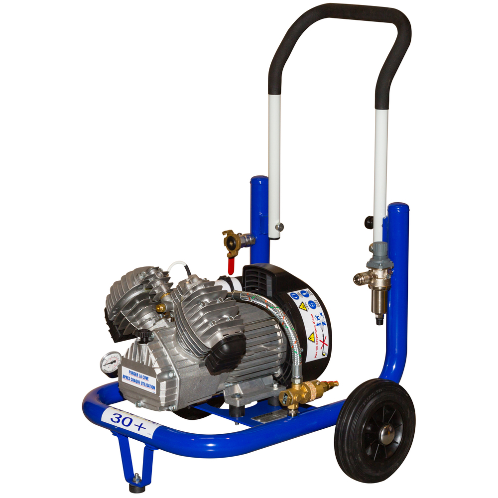 Compresseur 10 bar 366 L/min EUROPRO 30+ EUROMAIR - 90647