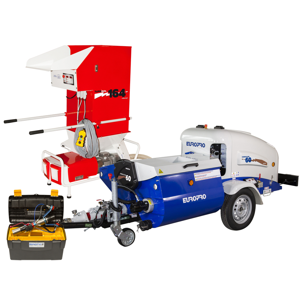 Ensemble à projeter le chanvre X-PRO D60-164 & lance ø 50 EUROMAIR - EC3041