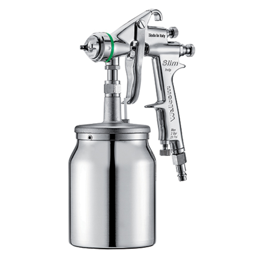 Pistolet Slim HVLP godet aspiration buse Ø2,2 / Ø1,9 / Ø1,7 +++ - EUROMAIR - K001510