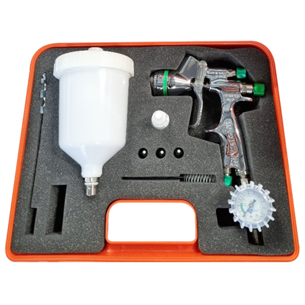 Pistolet Genesi HVLP gravité buse Ø1,9 ou Ø2,5 - EUROMAIR - K008238