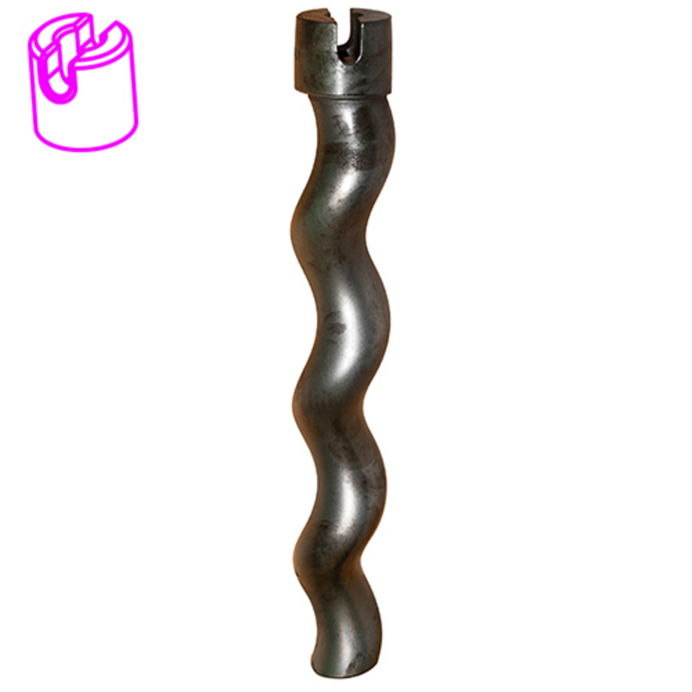 Rotor pompe MIXER MAGNUM Betonstar 2 tête fendue - EUROMAIR - MI7009027000