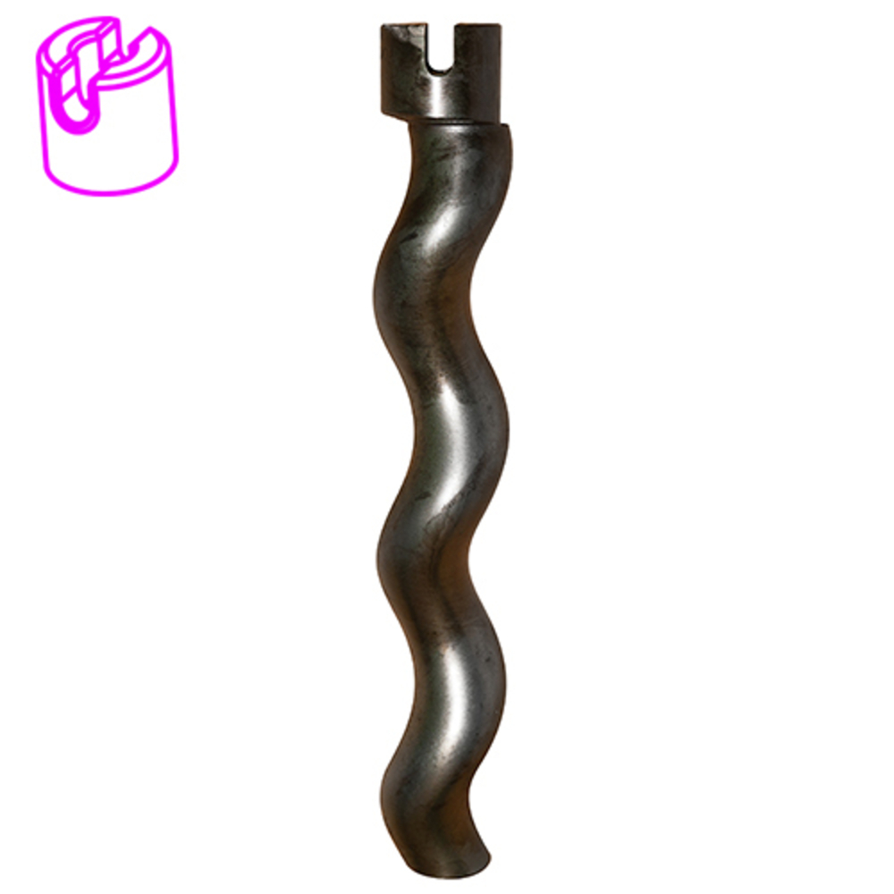 Rotor pompe MIXER BIG FOOT tête fendue - EUROMAIR - MI7009031000