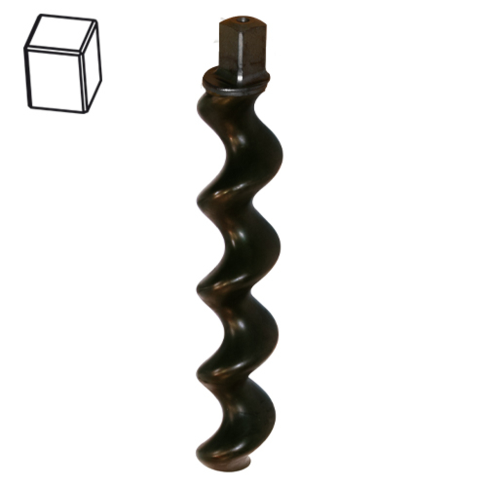 Rotor pompe MIXER VIPER court tête carrée - EUROMAIR - MI7009043900