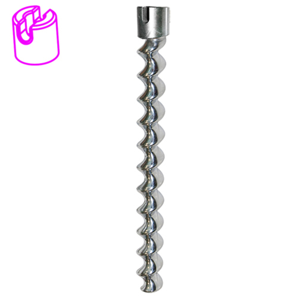 Rotor pompe EUROPRO JET 3 chromé tête baïonnette - EUROMAIR - MI7009050200