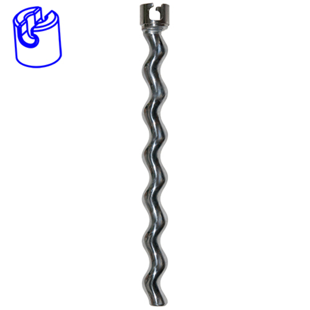 Rotor pompe EUROPRO JET 2 chromé tête baïonnette - EUROMAIR - MI7009107700