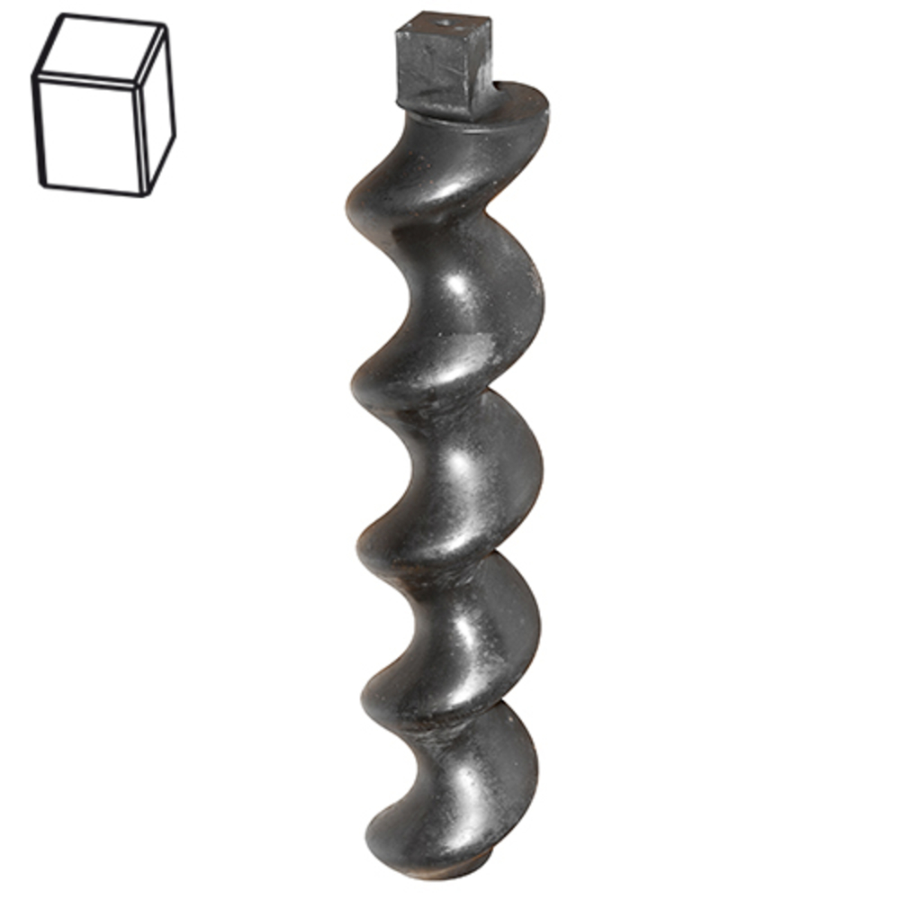 Rotor pompe MIXER MP40 / 49-15 tête carrée - EUROMAIR - MI7009500000