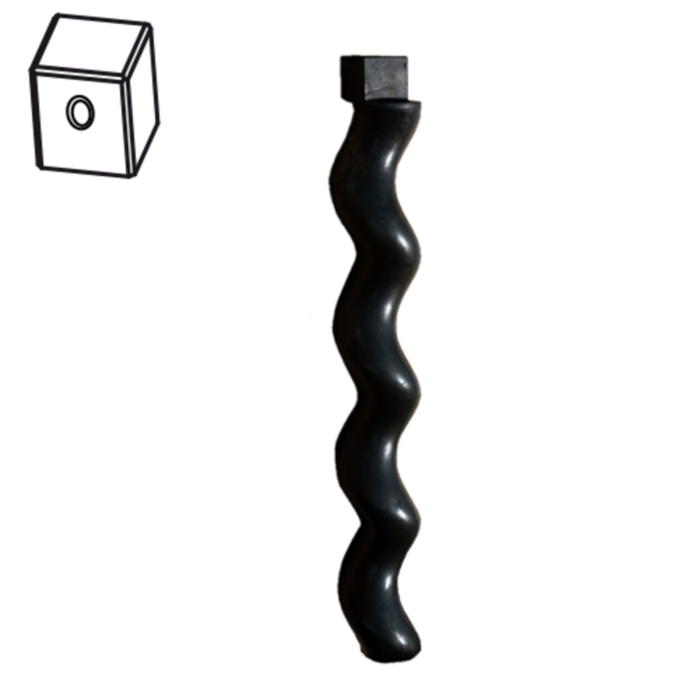 Rotor pompe MIXER 2L8 tête carrée percée - EUROMAIR - MI7009500700