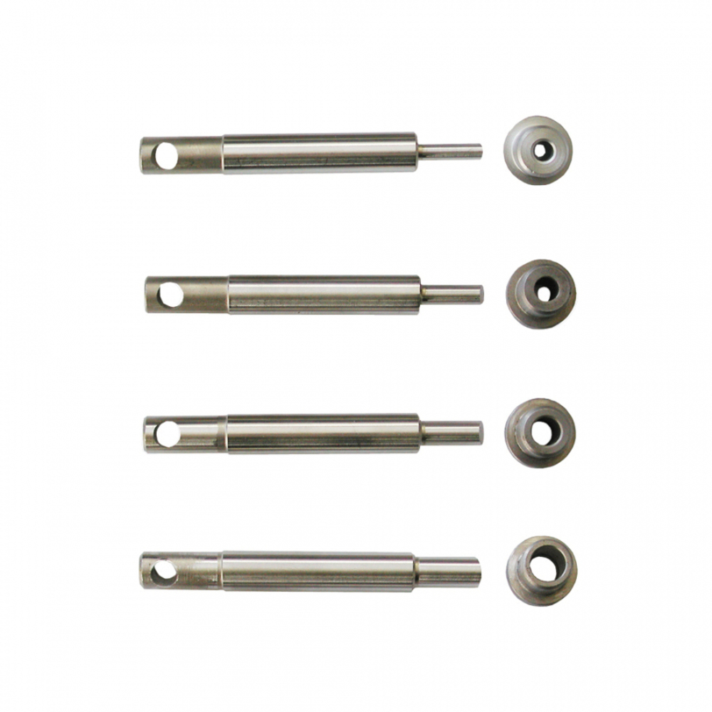 KIT DE 4 POINÇONS POUR POLYPERFOR : diam 3,3 mm, diam 4,1 mm, diam 4,9 mm, diam 6,2 mm -  EDMA - 018455
