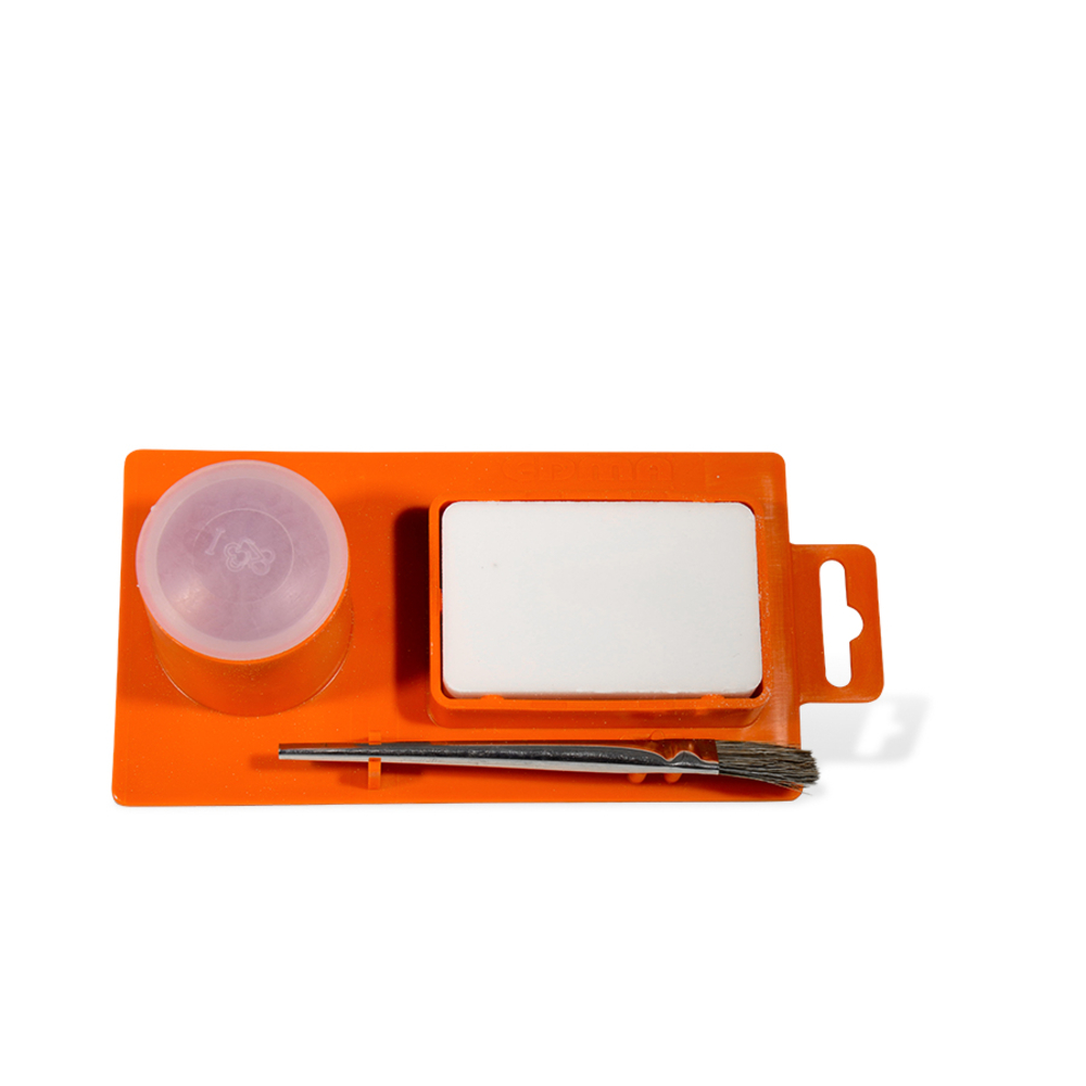 PLATINE POUR SOUDURE - Kit de nettoyage pour panne de fer à souder -  EDMA - 036455