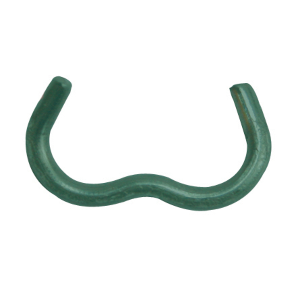 AGRAFE OMEGA 20 - Galva plastifié vert x 200 pcs - EDMA - 43501