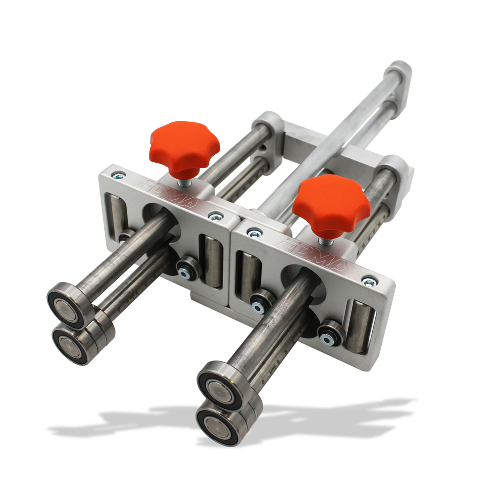 PLIEUSE DOUBLE 4 ROULETTES - Outil pour réaliser des relevés de petites et grandes longueurs -  EDMA - 130455
