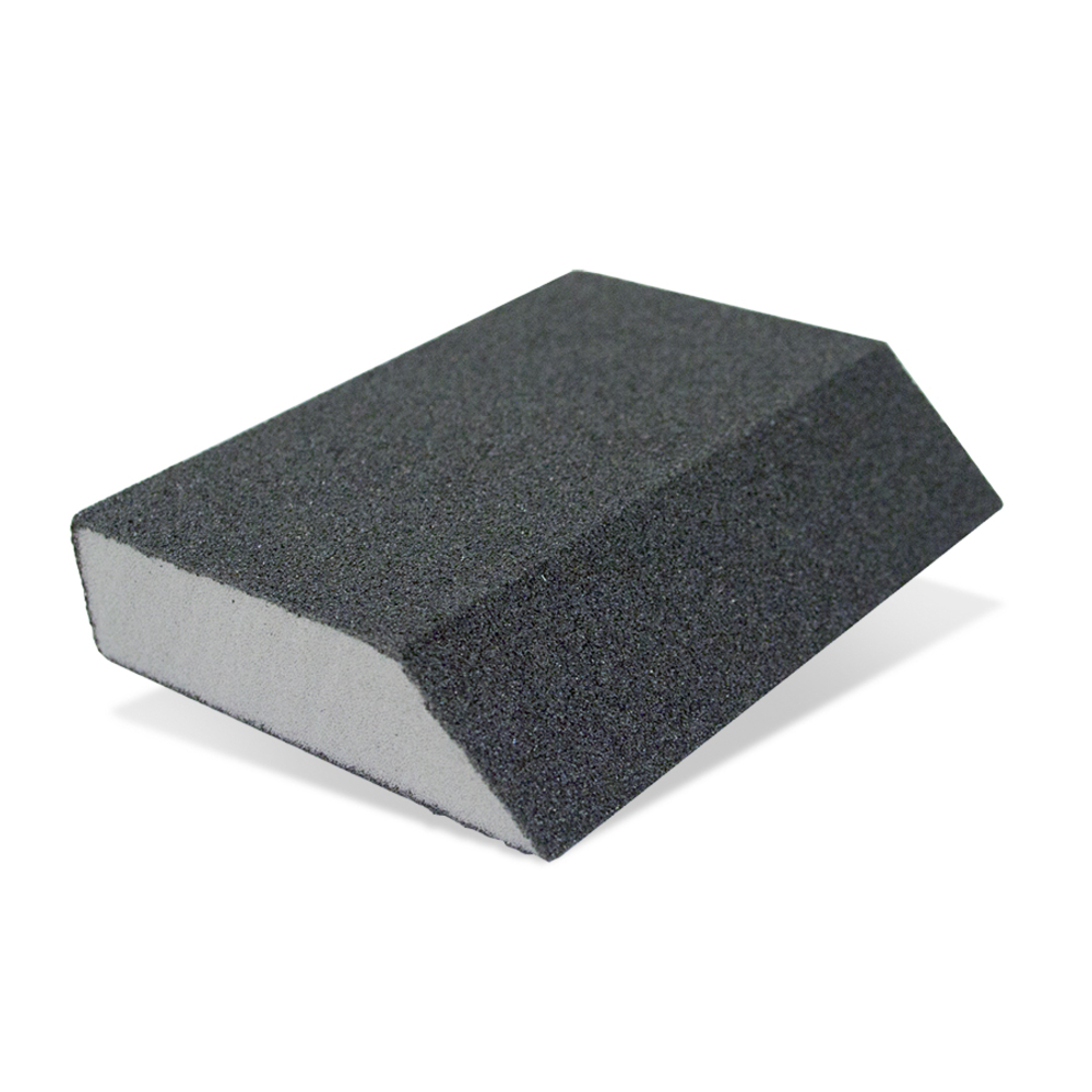 ÉPONGE ABRASIVE ANGULAIRE - Grain 60 -  EDMA - 163355