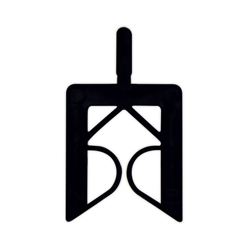 CALE FOURCHETTE - 33 x 40 x 2 mm x 1000 pcs - EDMA - 185255