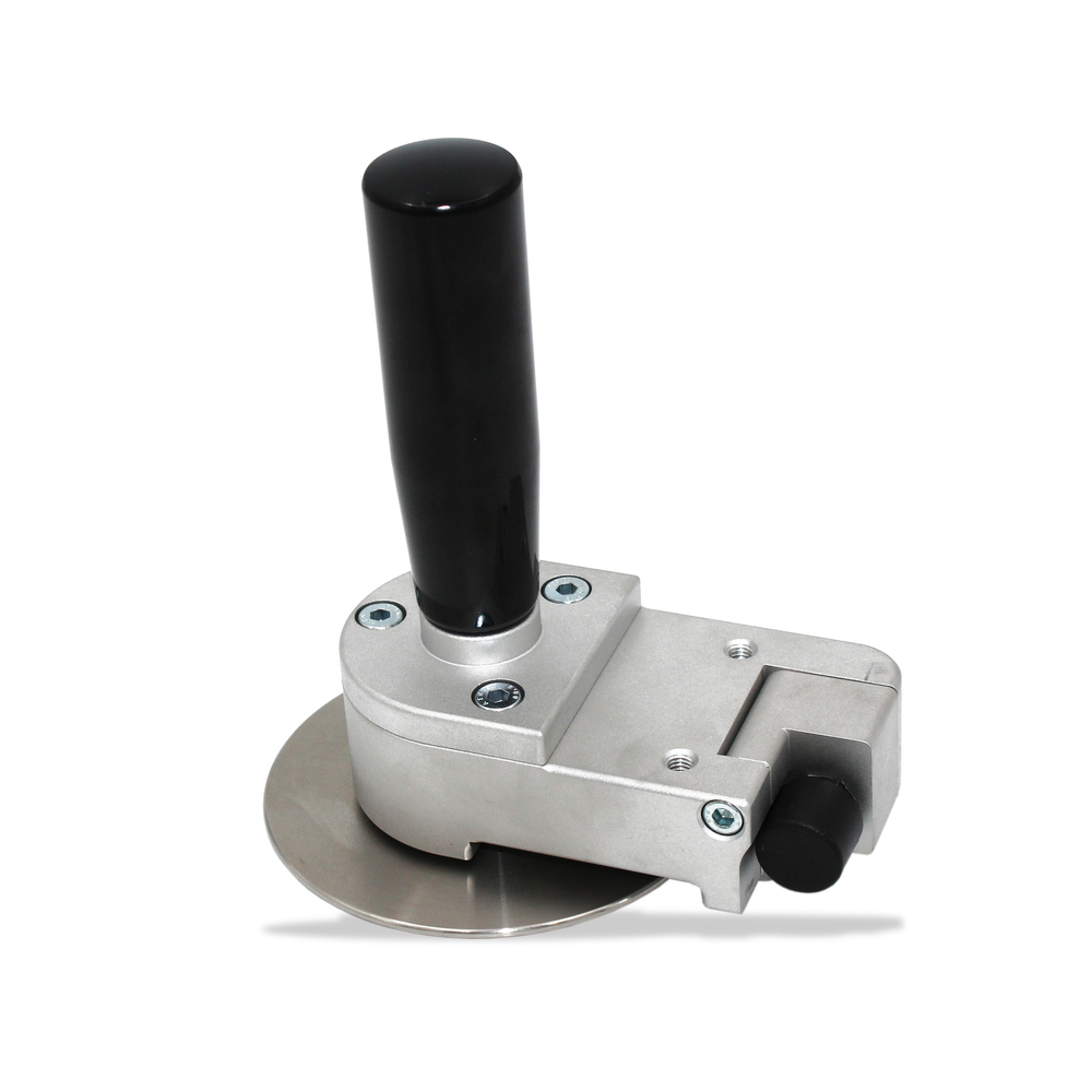 PLIEUSE DISQUE AVEC BUTÉE ESCAMOTABLE - Outil pour relever le zinc de 90° à 180° maximum -  EDMA - 230255