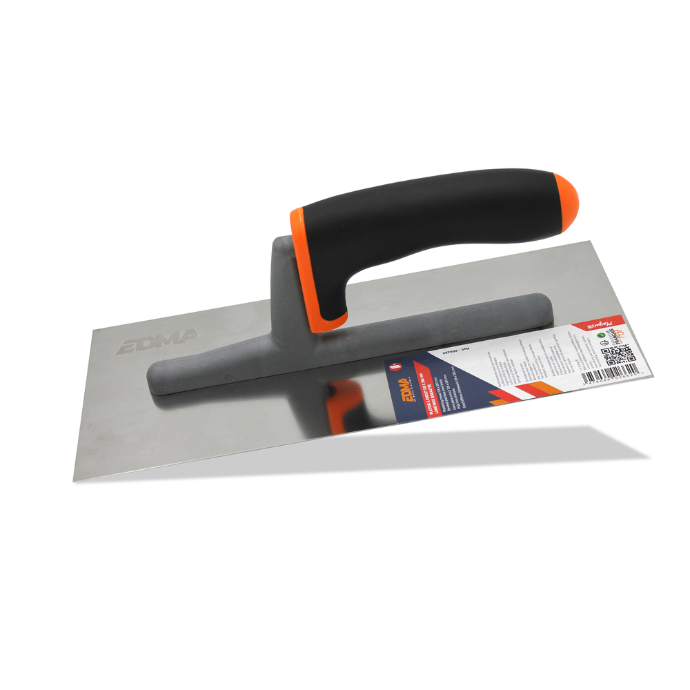 PLATOIR À ENDUIT LAME INOX BISEAUTÉE - EDMA - 266255