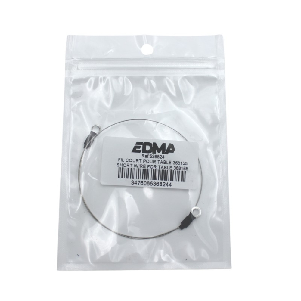 FIL DE COUPE DE RECHANGE 370 MM POUR TABLE DE DÉCOUPE DOUBLE FIL CHAUD - EDMA - 536824