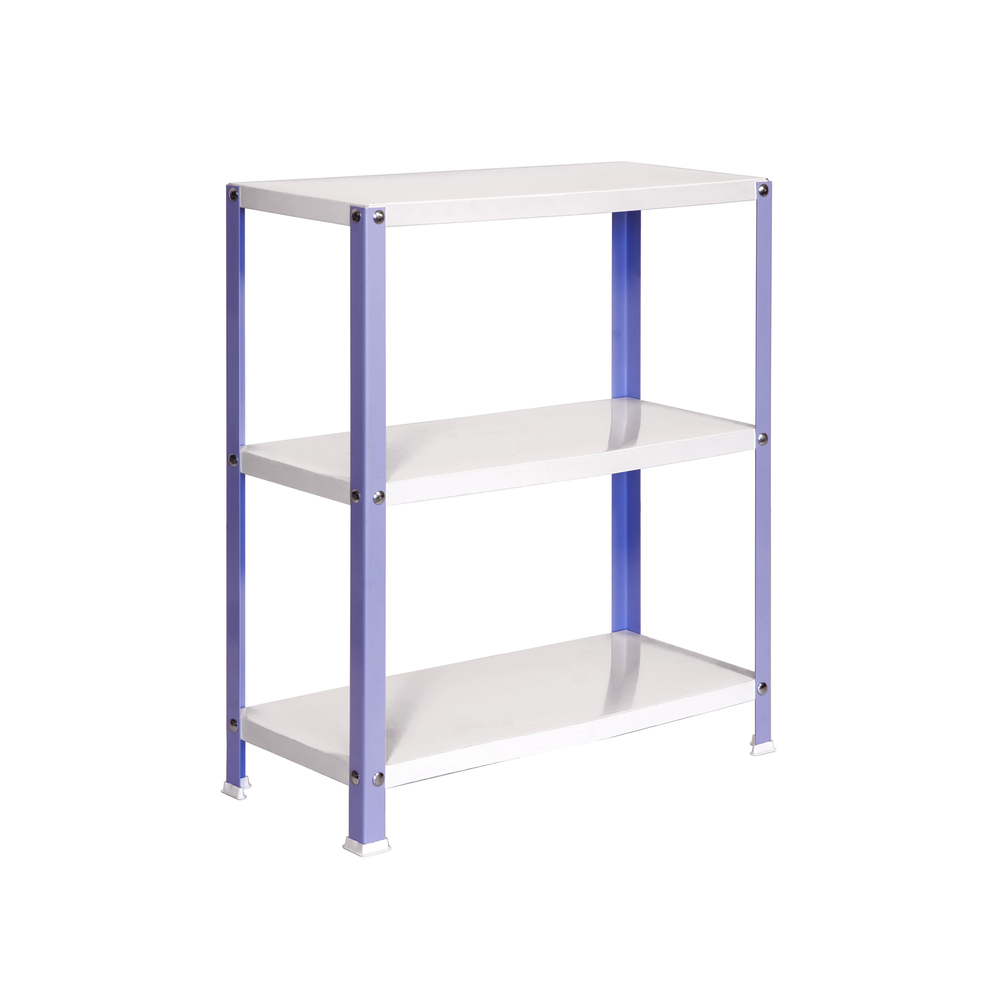 Rayonnage intérieur 900x800x300 - 3 niveaux Blanc - SIMON RACK - 8425437061790