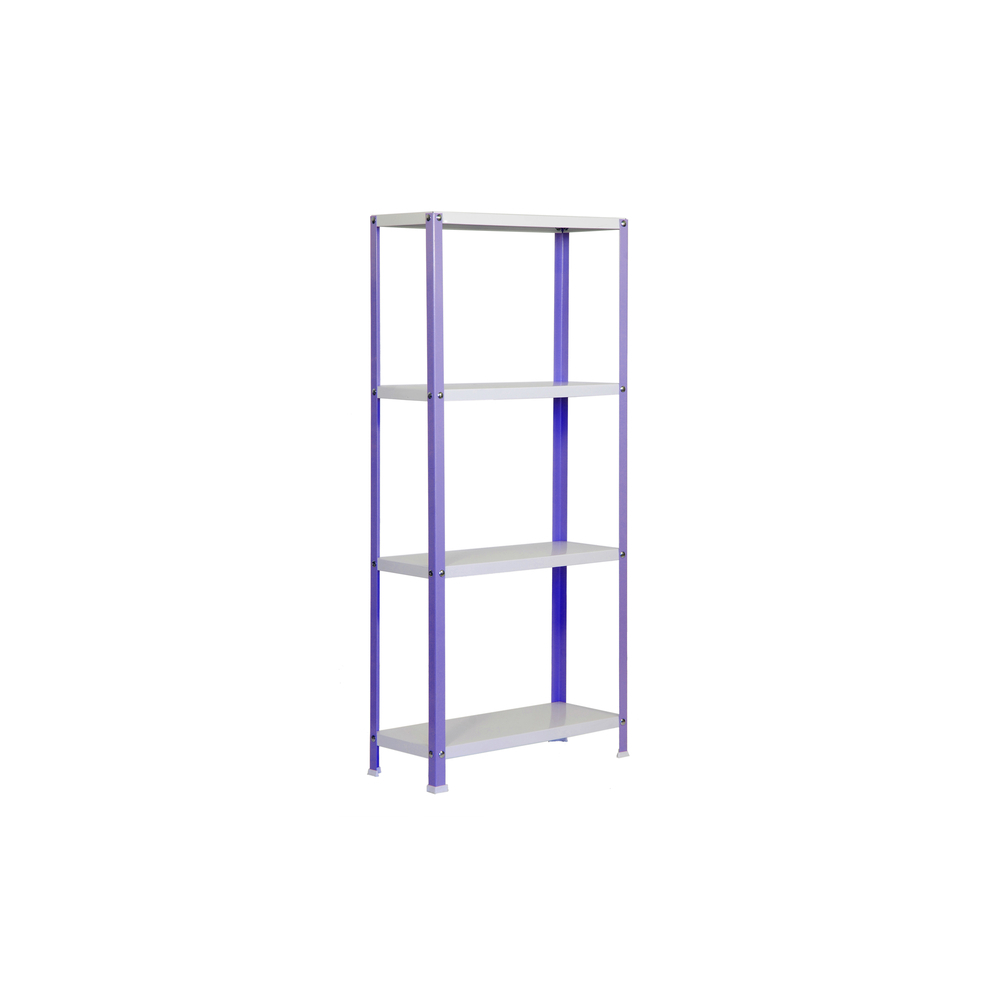 Rayonnage intérieur 1600x800x300 - 4 niveaux Blanc - SIMON RACK - 8425437061875