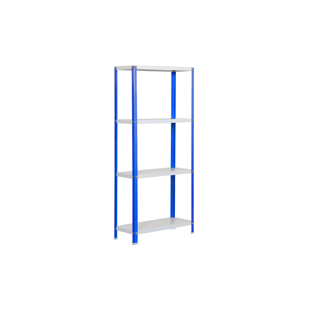 Rayonnage intérieur 1600x800x400 - 4 niveaux Bleu/Blanc - SIMON RACK - 8425437061936