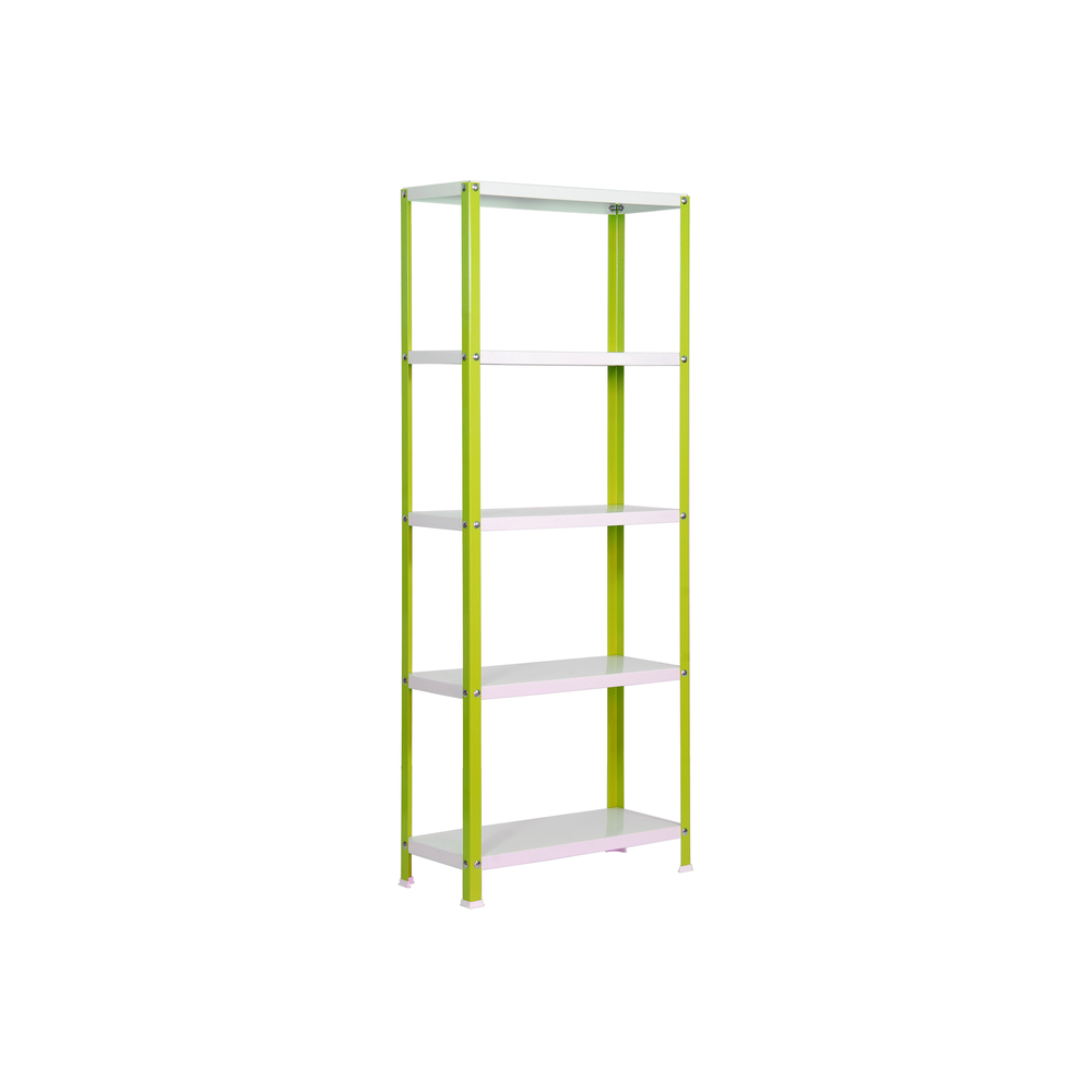 Rayonnage intérieur 1800x1000x300 - 5 niveaux Vert/Blanc - SIMON RACK - 8425437062209