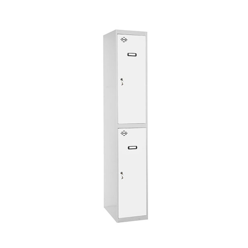 Vestiaire métallique 1800x300x500 - Gris/Bleu - SIMON RACK - 8425437066436