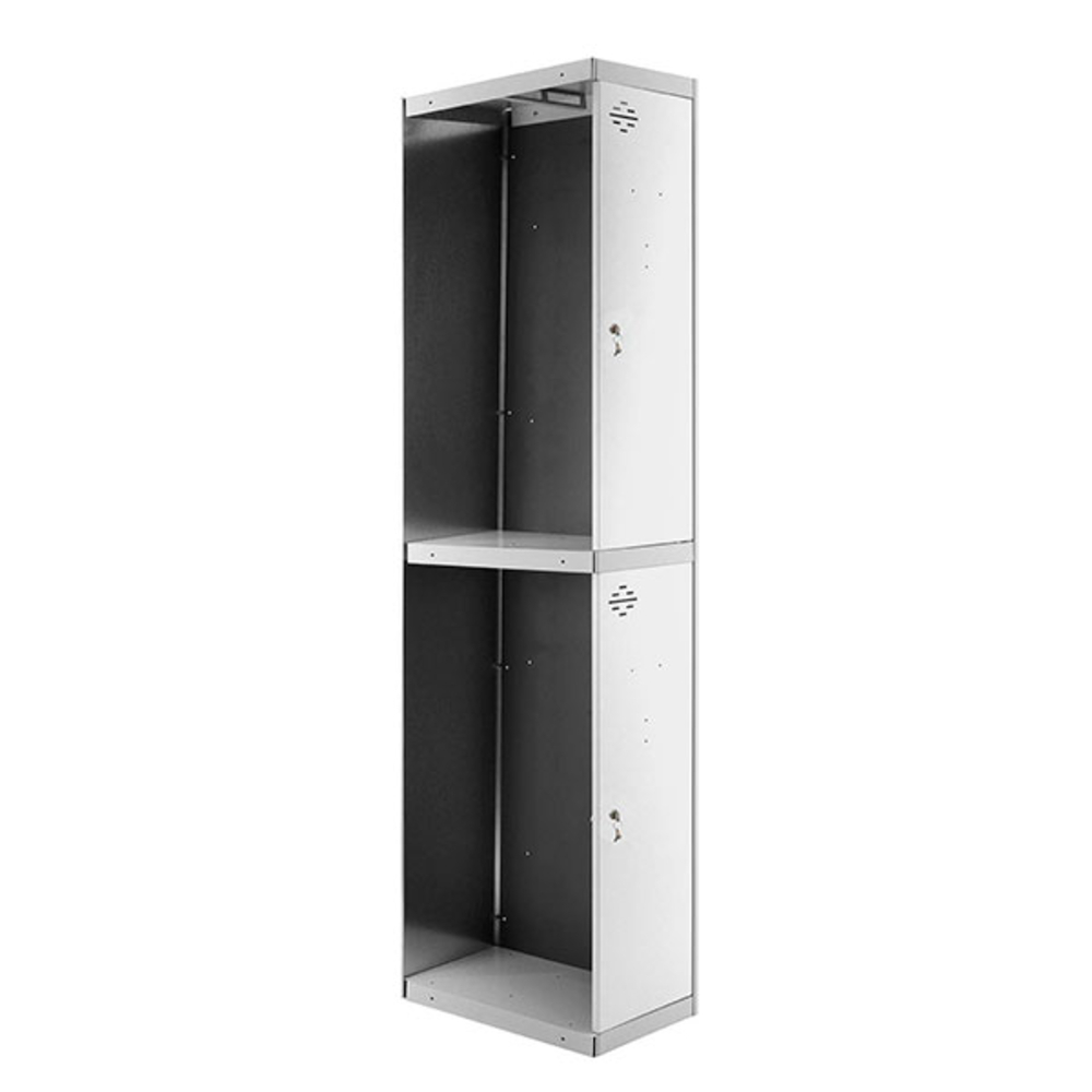 Vestiaire métallique 1800x300x500 - Gris/Bleu - SIMON RACK - 8425437066443