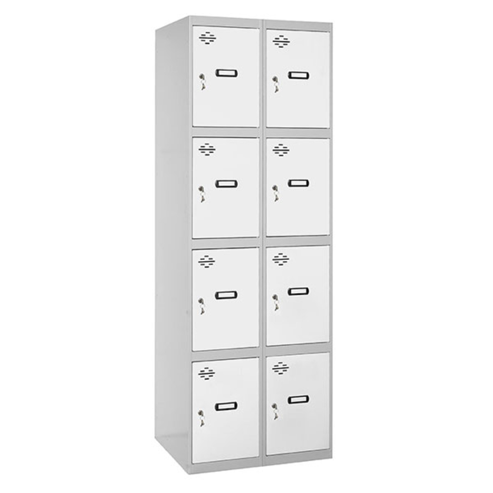 Vestiaire métallique monté 1800x600x500 - Gris/Bleu - SIMON RACK - 8425437066559