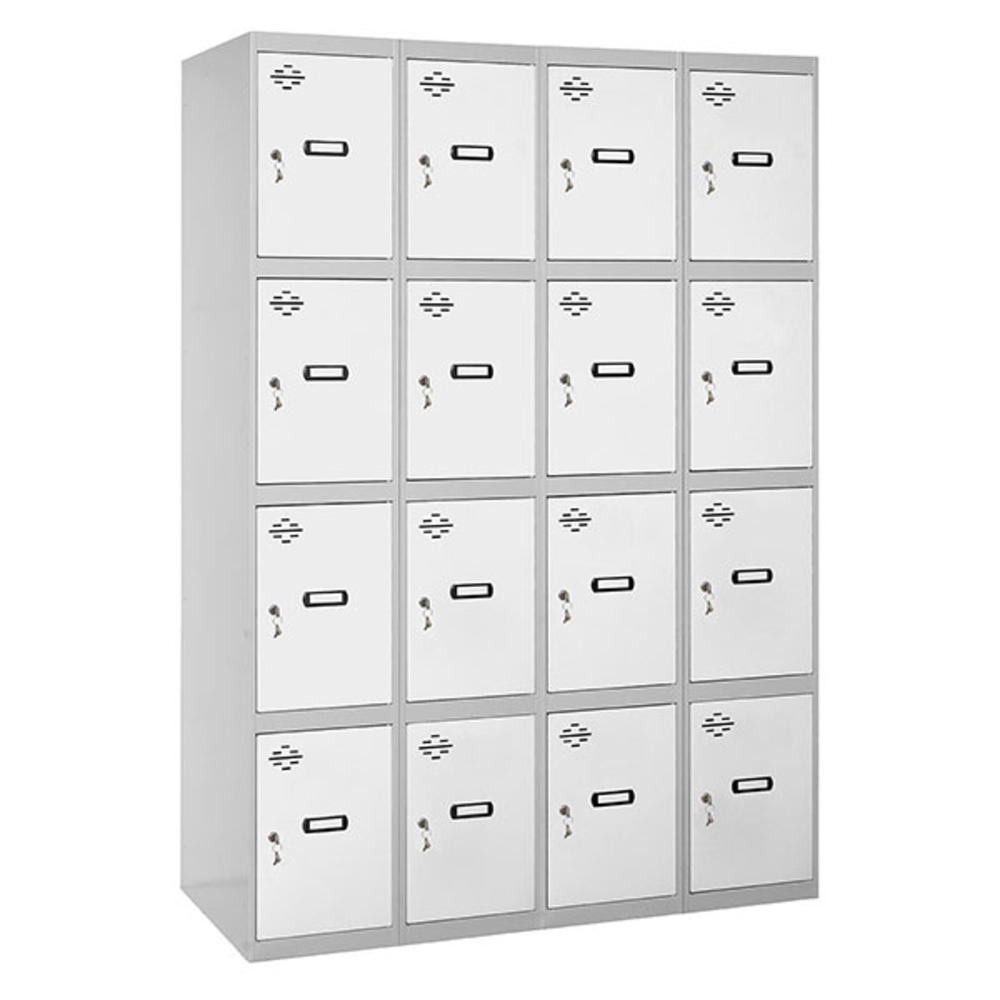 Vestiaire métallique monté 1800x1200x500 - Gris/Bleu - SIMON RACK - 8425437066573