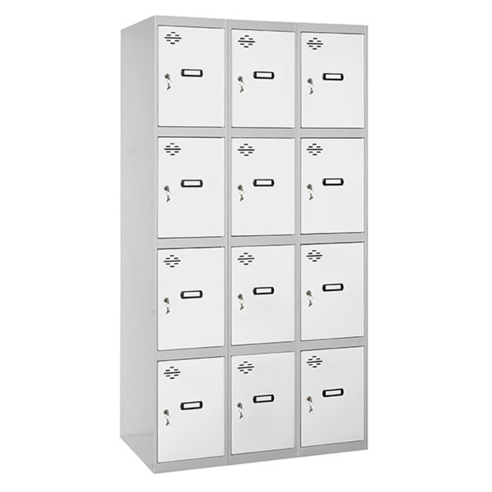 Vestiaire métallique monté 1800x1200x500 - Gris/Bleu - SIMON RACK - 8425437066603
