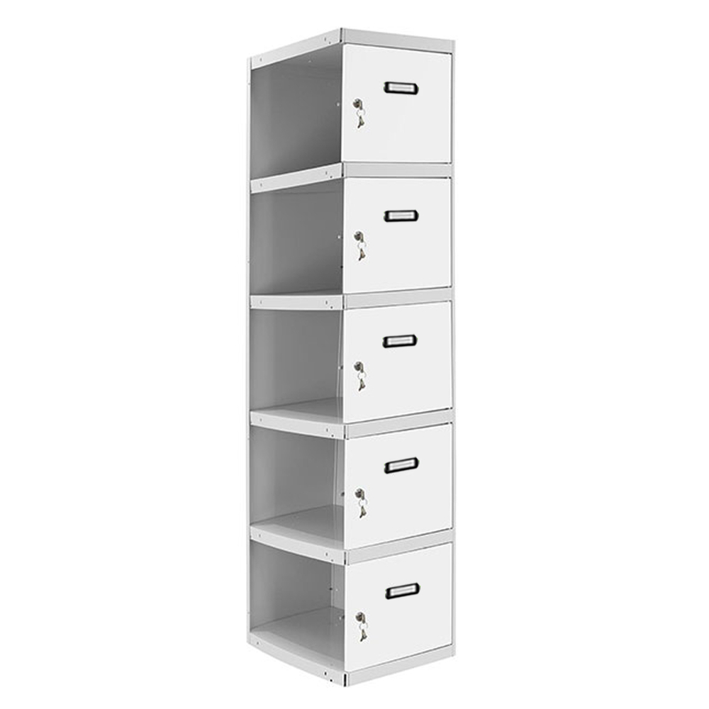 Vestiaire métallique 1800x400x500 - Gris/Bleu - SIMON RACK - 8425437066795