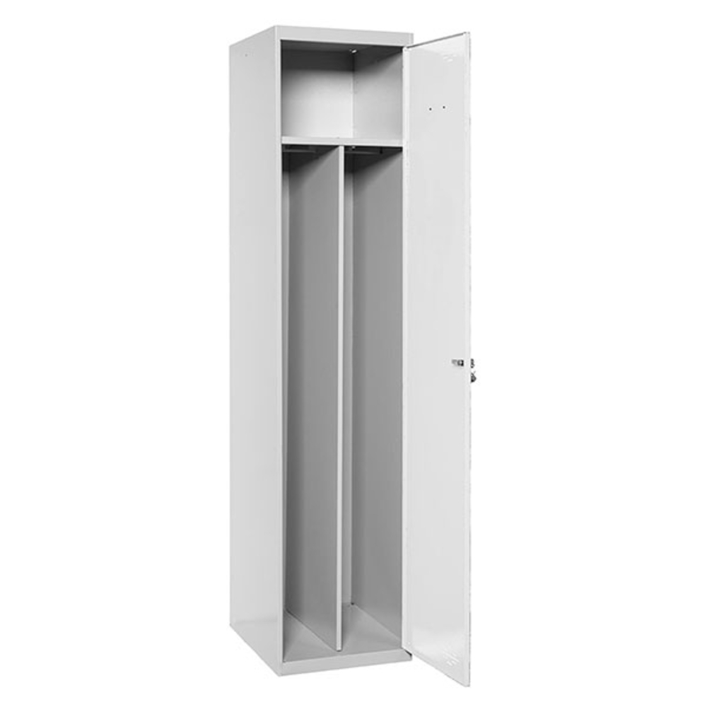 Vestiaire métallique 1800x500x500 - 1 niveau Gris/Bleu - SIMON RACK - 8425437066887