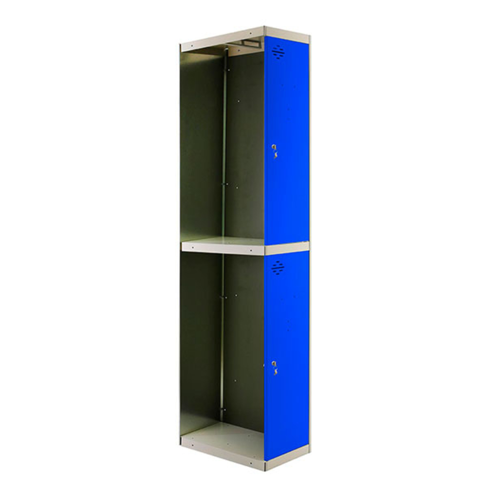 Vestiaire métallique 1800x300x500 - Gris/Bleu - SIMON RACK - 8425437067174
