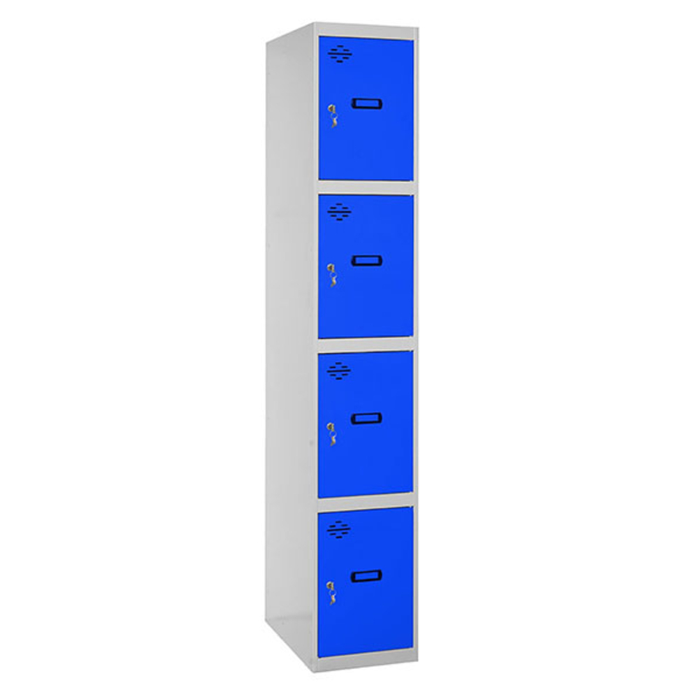 Vestiaire métallique 1800x400x500 - Gris/Bleu - SIMON RACK - 8425437067471