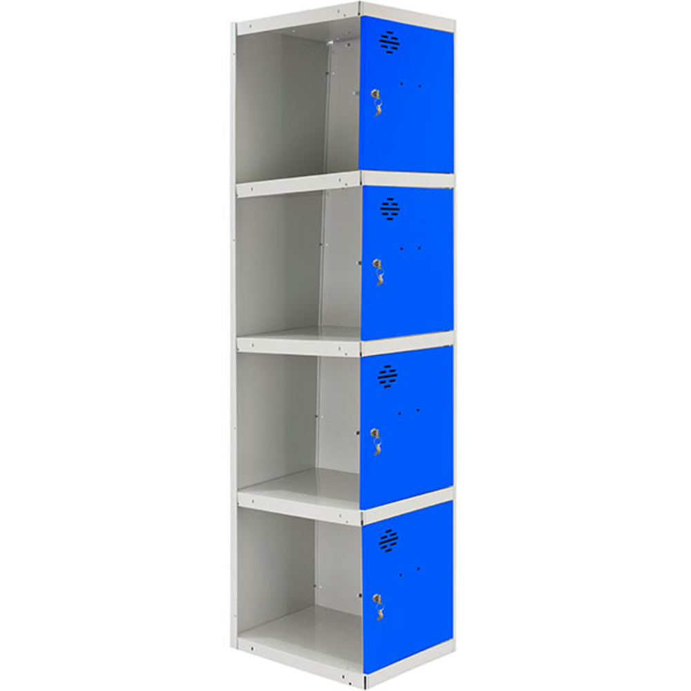 Vestiaire métallique 1800x400x500 - Gris/Bleu - SIMON RACK - 8425437067488